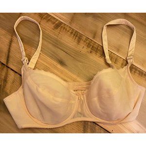 Vintage Vanity Fair Bra 34C Nude Beige 75-046 Usa Made Underwire
